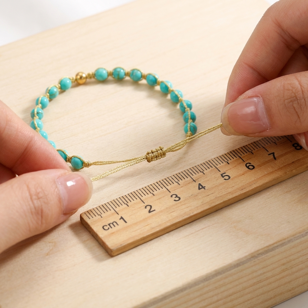 Bohemian style turquoise woven pull-out bracelet - Image 4